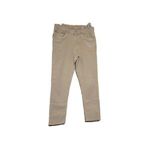 Faherty Jeans  Men's  Sz 33 X 30 Stretch  Slim Fit Straight Leg 5 Pockets  Tan